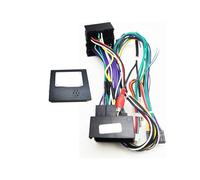 Wiring Harness Quadlock Connector 16 Pin Plug CAN Bus Decoder Car Android Accessories 12V Cable Adapter Compatible For Benz W204 C200(Cable)