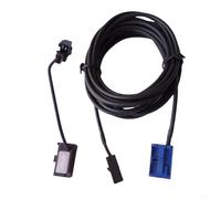 Wiring Harness, Telephone Microphone Cable Assembly, Stable Signal Transmission, Wear-Resistant Plastic and Metal Construction, Installation for Car Audio Upgrade