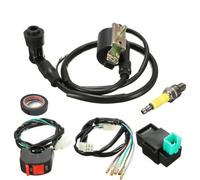 Wiring Loom On Off Switch Coil Cdi Spark Plug Kit For 50Cc 90Cc 110Cc Pit Bike