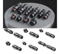 Wiring Made Easy with Tool Operation of 35 Pin Water Resistant Cable Connectors Reliable Connections Everywhere (3PCF+3PCM)