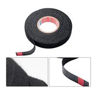 Wiring Tape Vogueing Tool 1Pcs Insulation Tape Loom Cloth Fabric Harness Tape Black for Automotive Interior Parts (9MM x 25M)