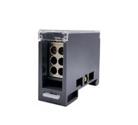 Wiring terminal one in six out copper wire junction box copper aluminum conversion joint high current junction terminal wire