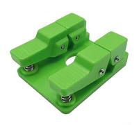 Wiring Welding Fixture with Adjustable Bracket, 0.3-8 mm Wire Capacity, Dual-Clip Design for Soldering & TIG Work, Plastic(Green)