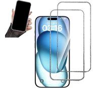 WIRIXSYD 2PCS Glitter Screen Protector suit for iPhone XR/iPhone 11,Diamond Bling Shiny Sparkling Tempered Glass Suit for iPhone XR/iPhone 11 6.1Inch