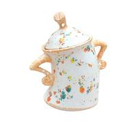 wiroouia Canister with Attitude, Creative Sassy Canister with Attitude, Food Storage Jar with Lid Christmas Container for Kitchen Holiday Coffee Tea Sugar Spices - 20x17,5x10 cm