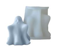 wiroouia Halloween Molds,3D Ghost Silicone Candle Molds - Handmade Wax Crafts Mould for Halloween Soap Cake Candy Baking Decoration Home Crafts Supplies