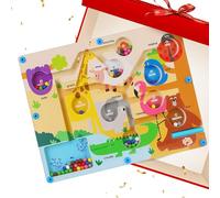 wiroouia Magnet Maze,Animal Traffic Puzzle Board Toddler Toys | STEM Matching Game Educational Toys Preschool Learning Activities for Boys Girls Toddler Preschoolers