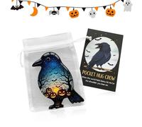 wiroouia Pocket Inspirational Cards,Halloween Charm with Supportive Cards | Collectible Keepsake for Kids Birthday Classroom Coworkers Study School Family Adults