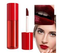 wiroouia Powder Lip Gloss, Lip Crayon for Women, Matte Glitter Lip Gloss for Outdoor Gatherings, Shopping, Lip Gloss Makeup, Long-lasting Lipstick