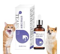 wiroouia Puppy Tear Stain Remover - 30ml Pet Tear Stain Remover Pet Eye Drops | Gentle Tear Stain Remover Solution Tear Stain Reduce for Pet Dogs Cats