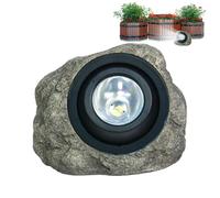 wiroouia Solar Garden Rock Lights Outdoor Garden Stone Warm Light