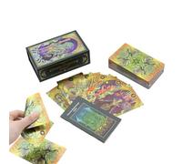 wiroouia Tarot Deck - Portable Tarot Deck with Guidebook,Board Playing Games | for Adults Family Nights Holiday Gatherings Festival Events Social Interaction Travel Home Office Break Camping
