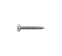 Wirox Rear Wall Screw without Lens 4.0 x 25 Torx 20 Silver Pack of 300