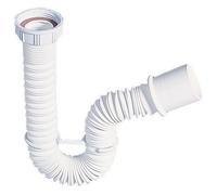 Wirquin 1 1/2" (6/4") X 40mm Extendable 270-700mm Waste Drain Connector Flexible Pipe