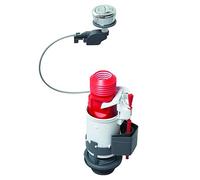 Wirquin 10723580 Double Flush Mechanism with Cable Flush Mw2, Red and Grey