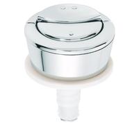 Wirquin 19008001 Jollyflush Dual Flush Chrome Toilet Push Button - Multi-Colour
