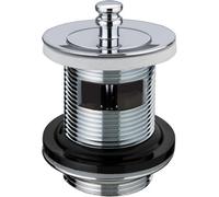 Wirquin 30120609 1.25" Brass Basin Waste Anti-Vandal Plug, Slotted