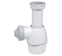 Wirquin 30718702 30723669 Siphon universel Pour lavabo ou évier Ø32-40, Blanc wash Basin Sink, White