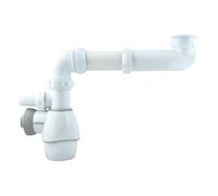Wirquin 30721196 All in One Siphon Telephone TT in 1 EV, White, Norme