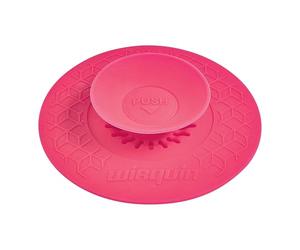 Wirquin 30722334 Uppy Universal Plug and Filter Suitable for Sink, Washbasin, Bathtub, Pink
