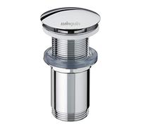 Wirquin 30723413 - Brass Basin Plug - Quick Clac System with Long Drain Body