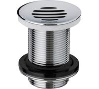 Wirquin 30723423 1.25" Brass Basin Waste Curved Free Flow Grid, Unslotted