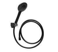 Wirquin Black Roma 5 Jet Shower Head & Hose