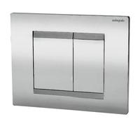 Wirquin Essential Chrome Flush Plate
