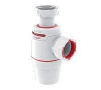 Wirquin FO60029 Neo Air 30722148 Sink Siphon Ø32 Zero Leak, White D32 Trap
