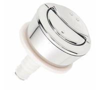 Wirquin Replacement Toilet Cistern Push Button Dual Flush - Chrome - 19008001