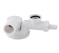 Wirquin Single Space Saving Kitchen Sink Drain Waste Trap 1 1/2" X 40mm Dish Washer Input