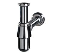 Wirquin SL211C Sink Siphon Chrome Brass with Wall Outlet