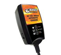 WirthCo 20026 Battery Doctor Black CEC Certified 6/12V 900MA - Wall Mount Smart Battery Charger/Maintainer