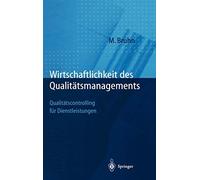 Wirtschaftlichkeit des QualitAtsmanagements: Q. Bruhn, Georgi<|