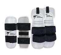 WIRUN Taekwondo Shin Guards Protector Forearm Elbow Arm Martial Arts Kickboxing Karate Sparring Muay Thi Workout Gym School Academy for Men Women and