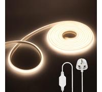 Wisada 18M COB LED Neon Rope Light, Natural White 4000K Cuttable Waterproof Flexible LED Strip Light, DIY Design, Suitable for Bedroom, Living Room, Game Room, Kitchen, Party and Shop Decoration