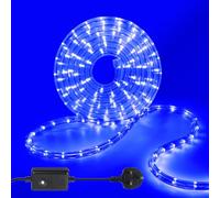 Wisada AC220 LED Tubes [27m, Blue], IP67 Waterproof Flexible, 36 LEDs/M Cuttable LED Rope Light CRI85+, 8 Light Modes, Christmas Holiday Wedding Party Decoration