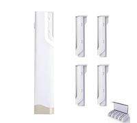 Wisada Eyebrow Razor Ladies, Portable Eyebrow Razor Trimmer, 5 Replacement Blades, USB Charging, Sound Vibration, Electric Precision Eyebrow Trimmer with Light for Women Eyebrow