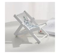 Wisafory Miniature Beach Chair Mini Deck Chair Folding Chair Wooden Dollhouse Beach Chair for Beach Party Home Children's Room Decorative Ornaments Mobile Phone Holder Creative Accessories Props 4#