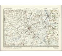 Wisbech & King's Lynn - Ordnance Survey of England and Wales 1920 Series - Size - 100 x 73cm - Paper