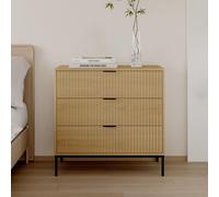 Wisbech Wide Chest of 3 Drawers Clothing Storage Bedroom Furniture