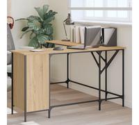 wisbech wooden laptop desk corner in sonoma oak