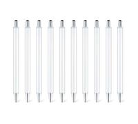 Wisboey Pack of 10 Sublimation Pen Blank Without Crimp Shrink Packaging, Heat Transfer Sublimation Ballpoint Pen for Make Your Own DIY Office, Durable, Easy to Use