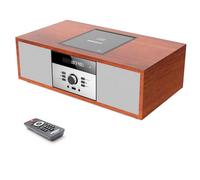 WISCENT Compact Stereo - with Bluetooth, CD Player, FM Stereo, USB, AUX, Remote Control, Nostalgic Clear 30W RMS Sound HiFi System for Home