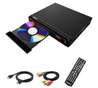 WISCENT DVD Player for TV,All-Region Free,Mini Compact DVD CD MP3 Player,with HDMI Cable for TV,USB Port, Remote Control, (non blueray)