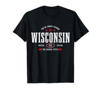 Wisconsin Badger State Vintage Pride You're Among Friends Value Graphic T-Shirt