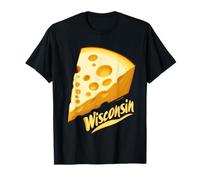 Wisconsin Cheddar Wedge Cheese Head Block Men Women Dairy T-Shirt