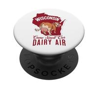 Wisconsin Come Smell Our Dairy Air PopSockets Adhesive PopGrip
