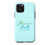 Wisconsin Dells Typographic River Design Case for iPhone 11 Pro