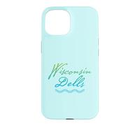 Wisconsin Dells Typographic River Design Case for iPhone 15